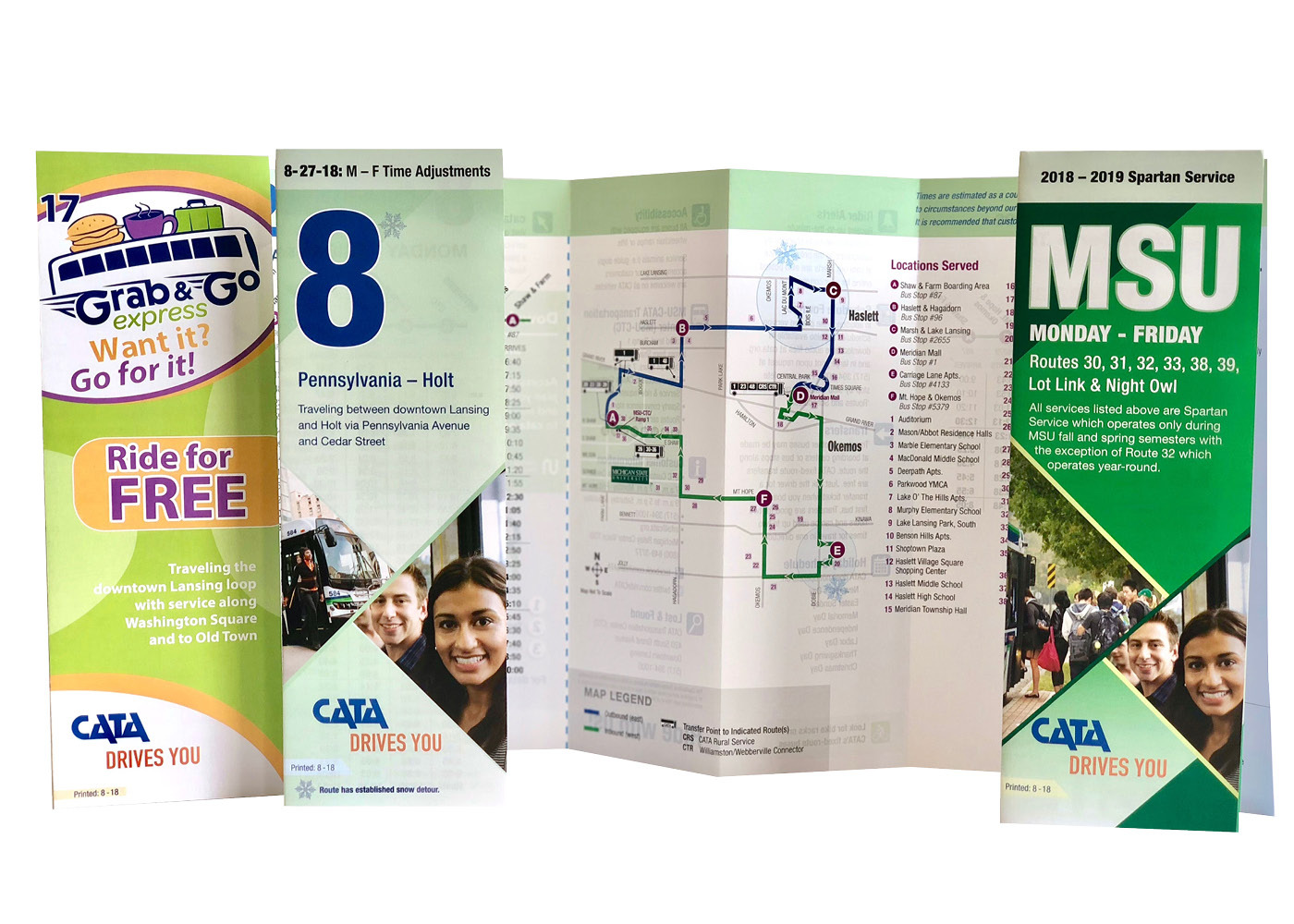 CATA bus schedules