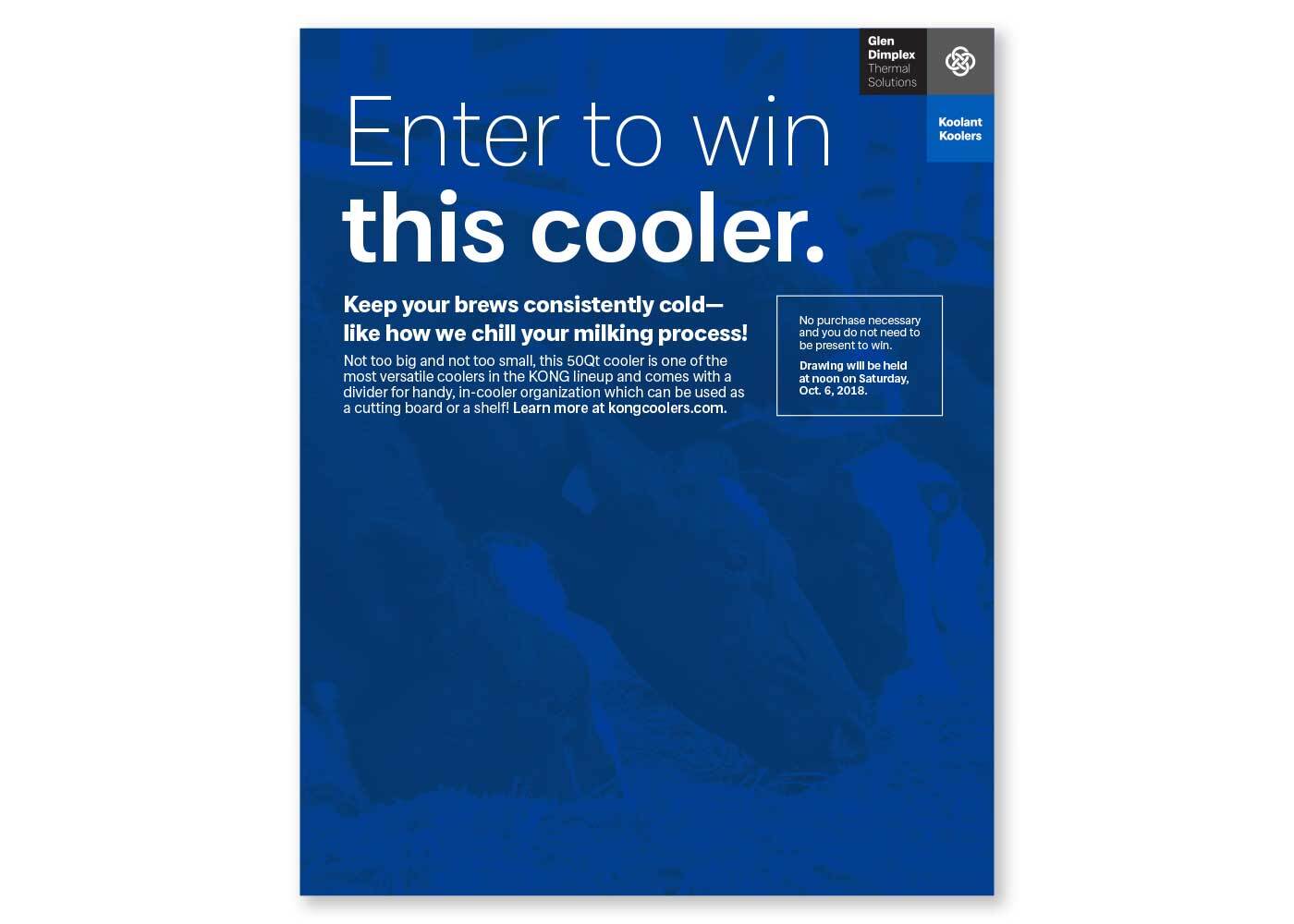 Glen Dimplex Thermal Solutions enter to win flyer