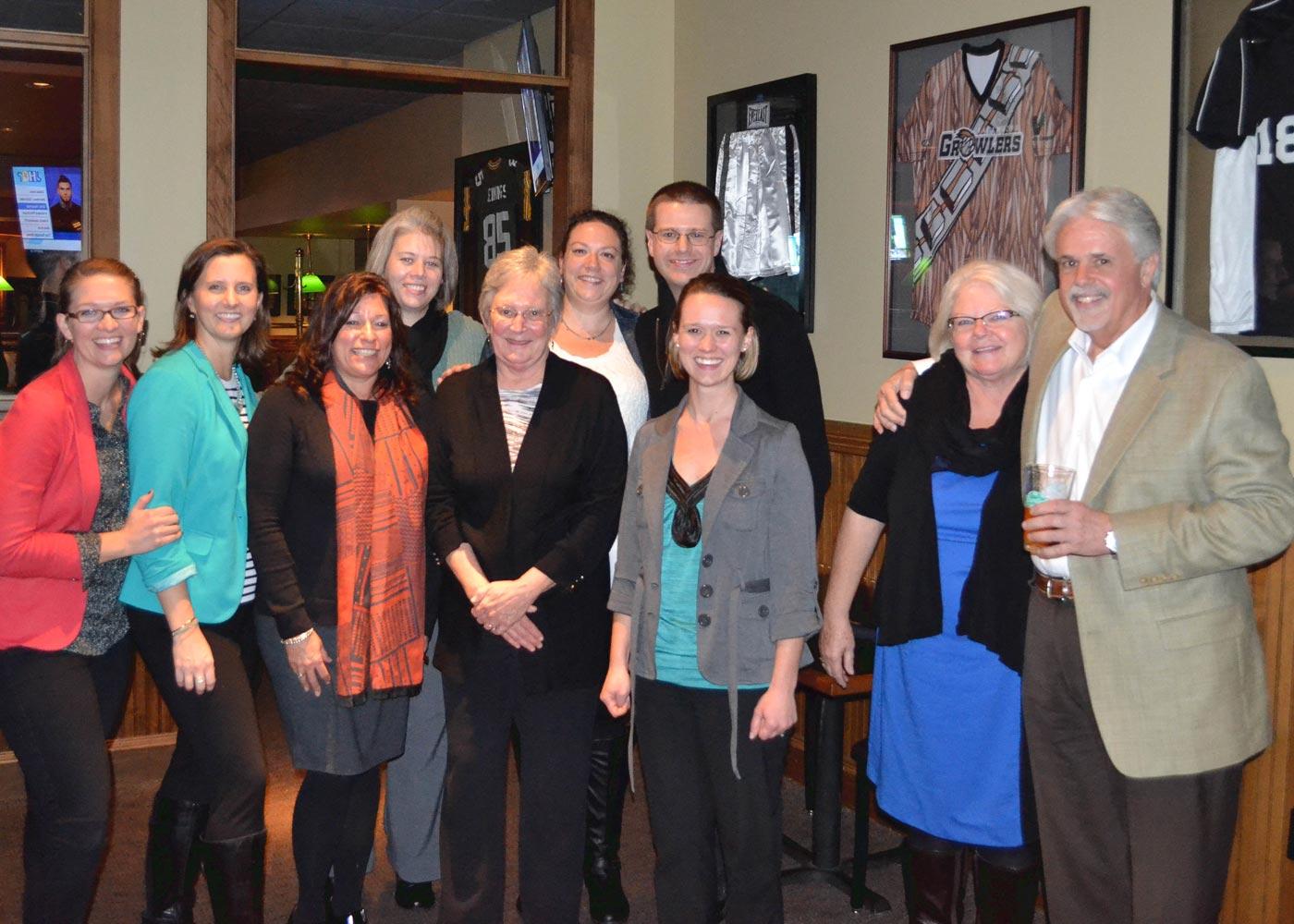 LKF Staff at Linda's Farewell Party