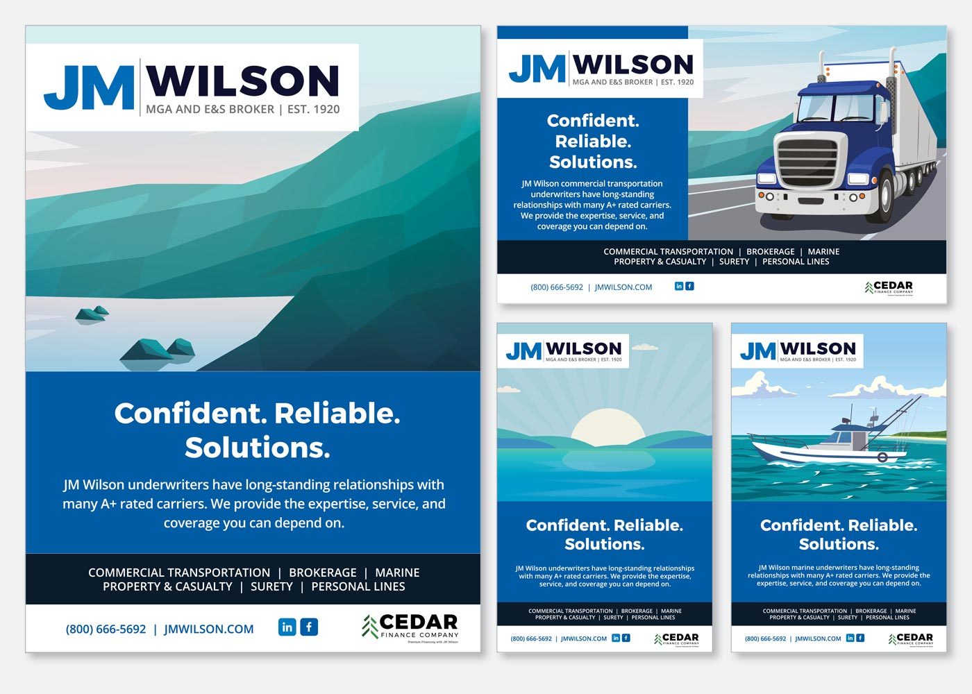 JM Wilson Print Ads