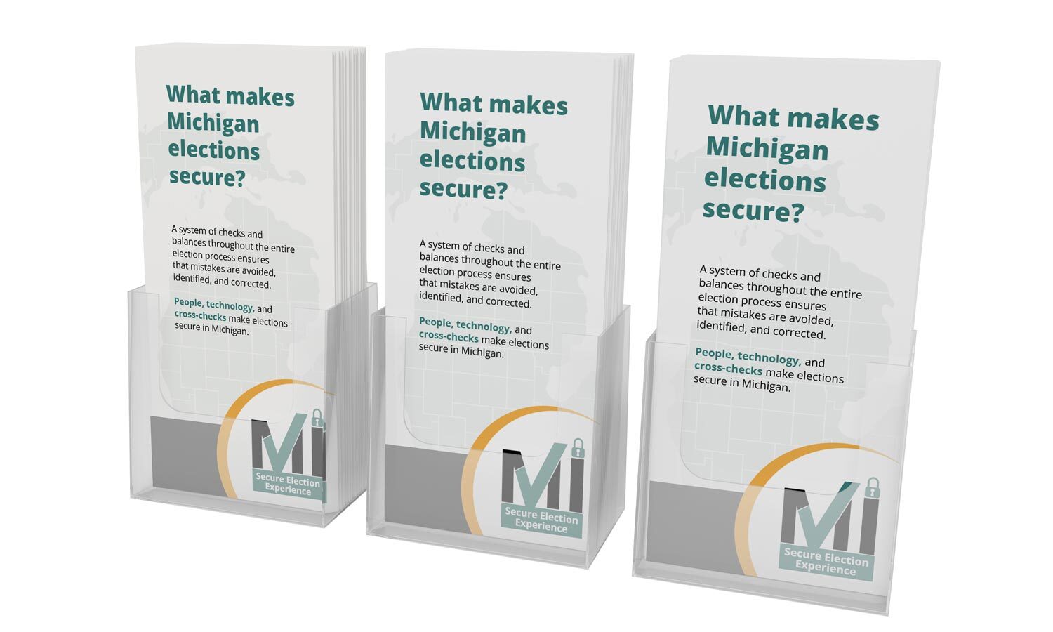 Jov brochure in holders