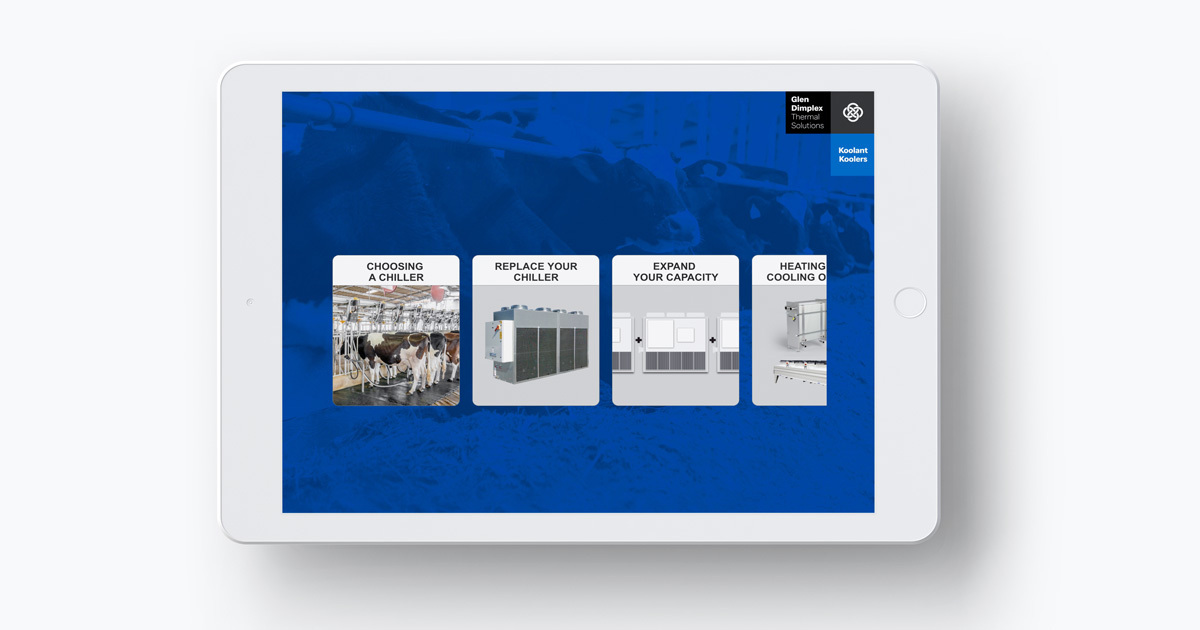 Glen Dimplex Thermal Solutions' Dairy App