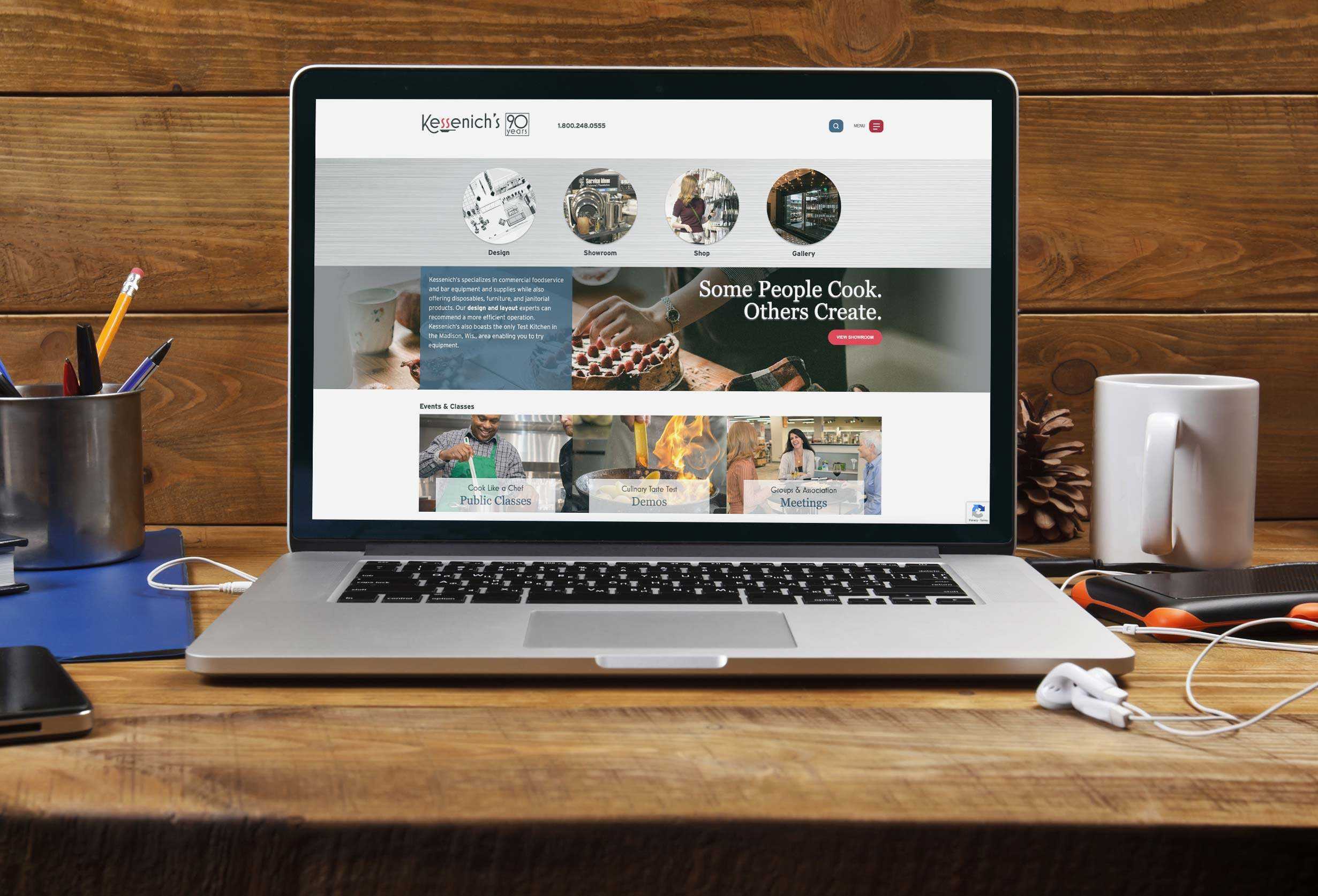 LKF Marketing created Kessenich's homepage